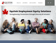 Tablet Screenshot of equitek.ca